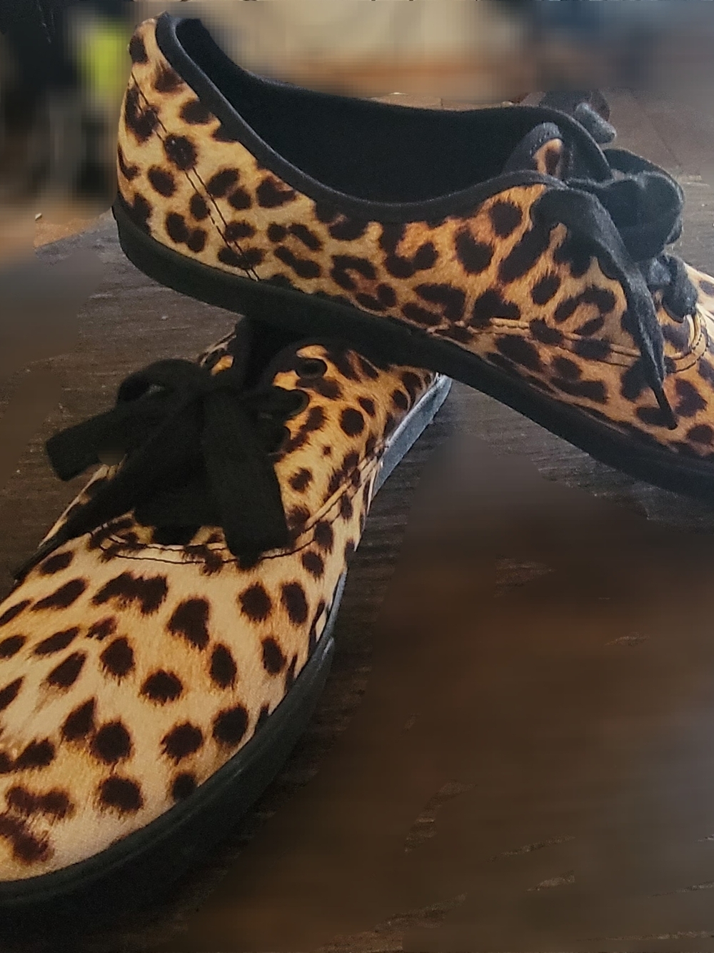 Vans Authentic Leopard Print Lace-Up Men 10.5